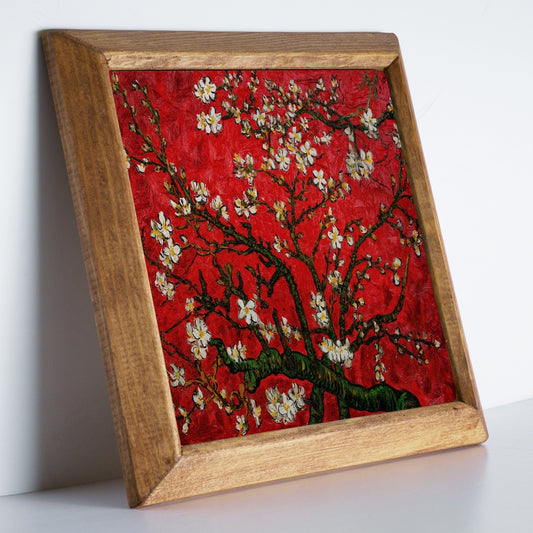 Van Gogh - Red Almond Blossoms Wall Art