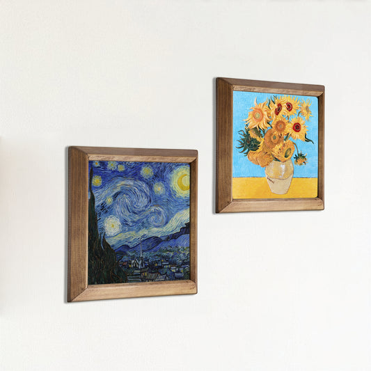 Van Gogh Celestia Duo Stone Wall Art