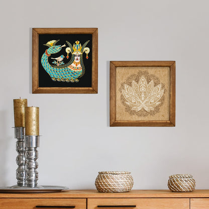 Shahmaran, Sand Lotus Stone Wall Art