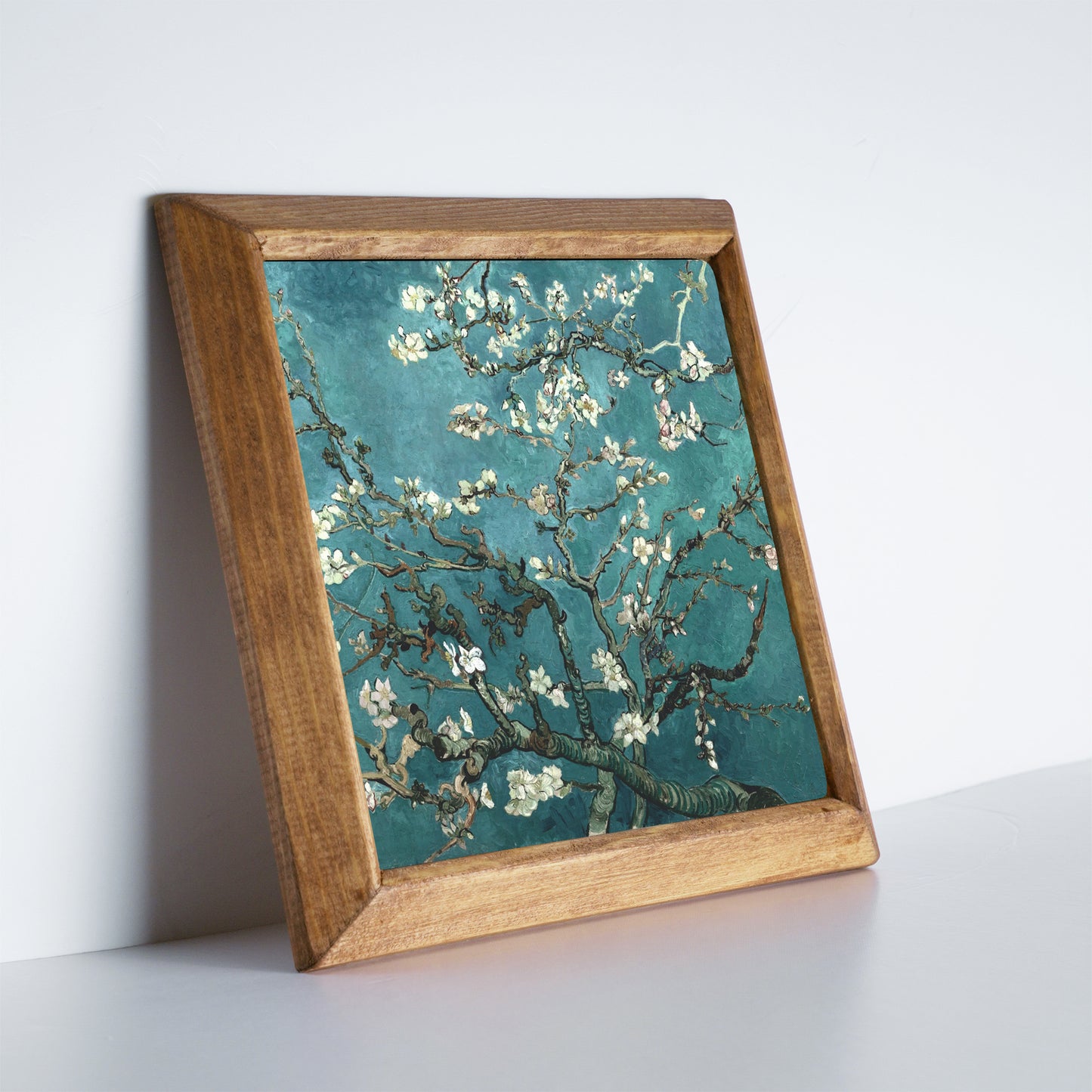 Klimt Tree, Adele and Van Gogh Blossom Trio Stone Wall Art Set