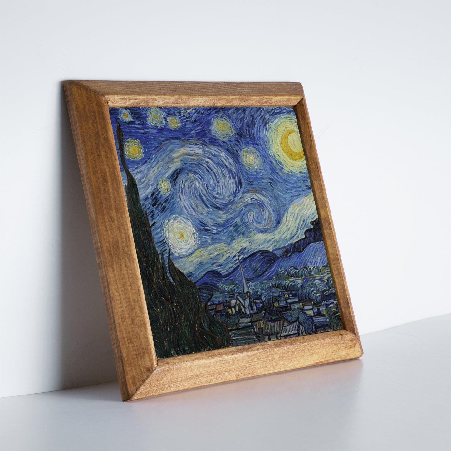 Klimt Tree, Adele and Van Gogh Blossom Trio Stone Wall Art Set