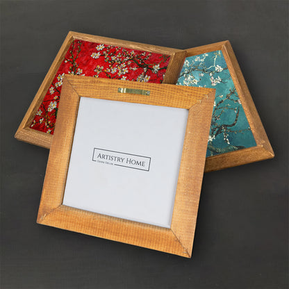 Van Gogh Fishing Boats & Almond Blossoms Trio Stone Wall Art Set