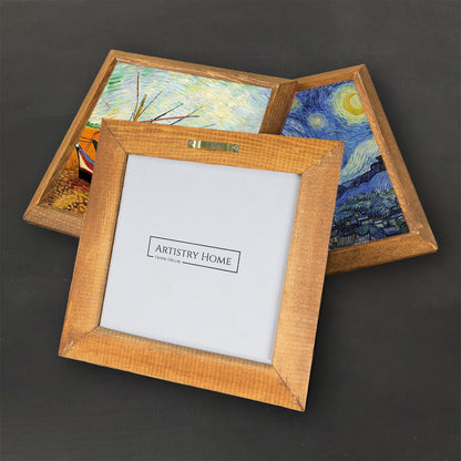 Van Gogh Starry Nights & Fishing Boats Trio Stone Wall Art Set