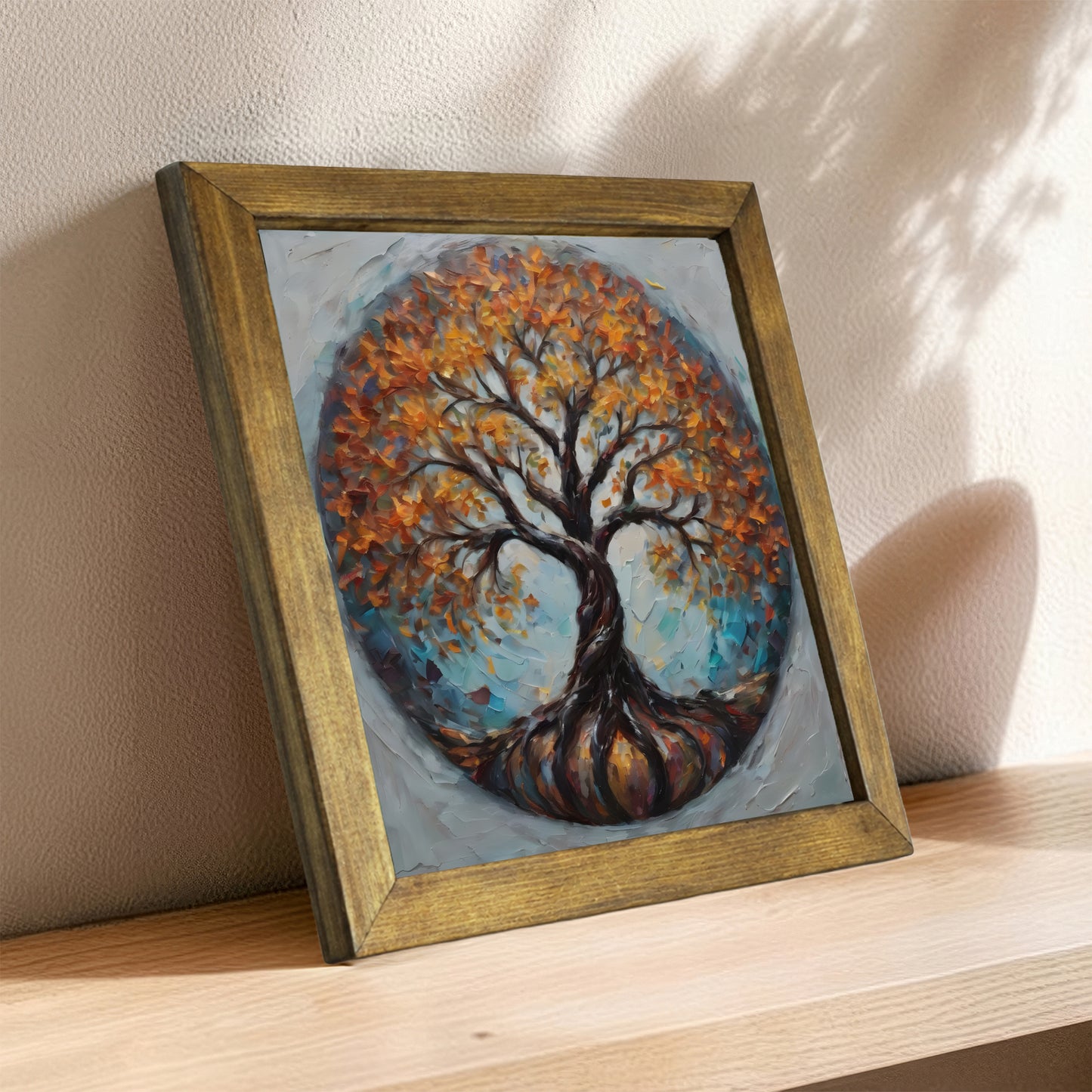 Harmony Tree of Life Kiln Fired Ceramic Tile Wall Art