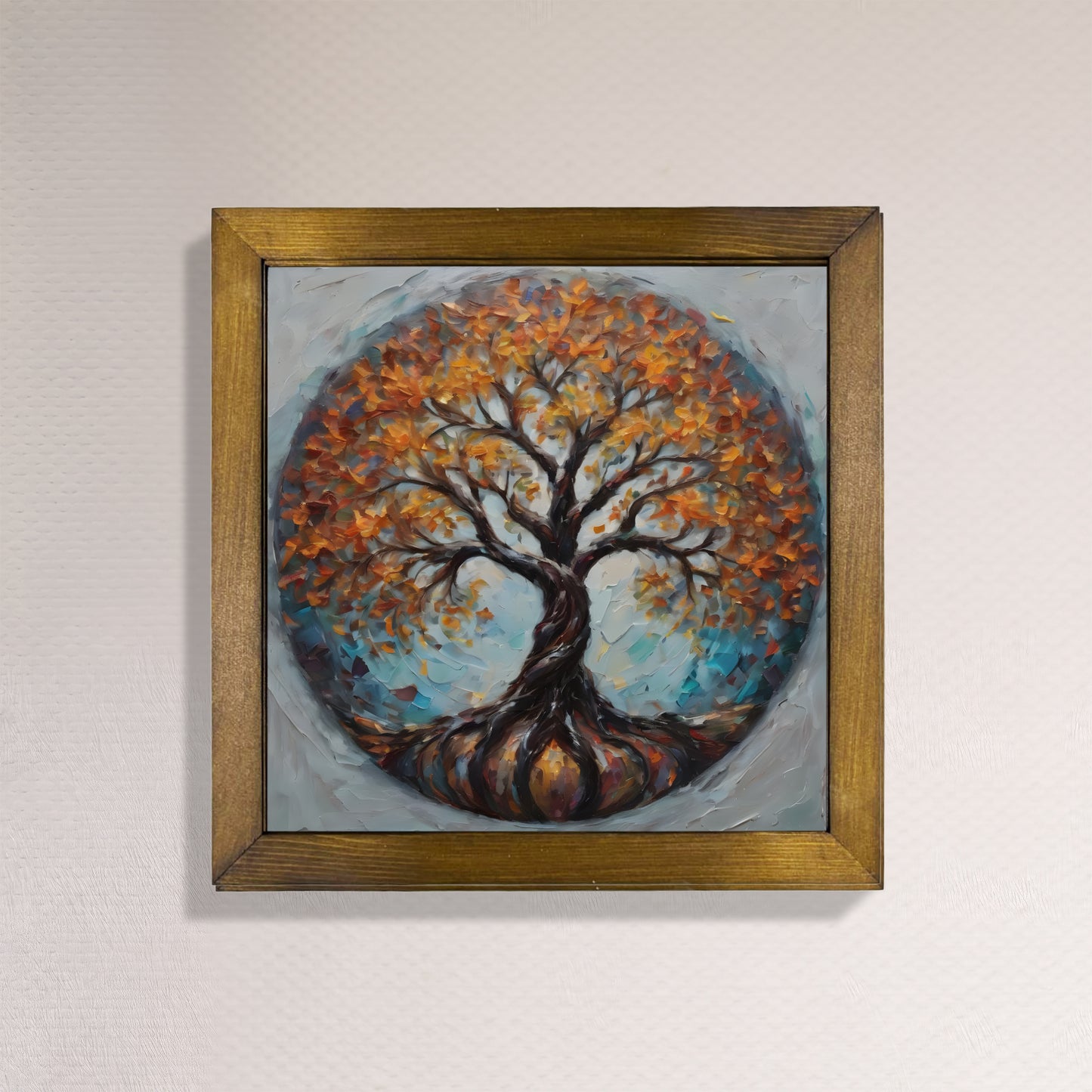 Harmony Tree of Life Kiln Fired Ceramic Tile Wall Art