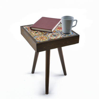Floral Ceramic Tiles Coffee Table