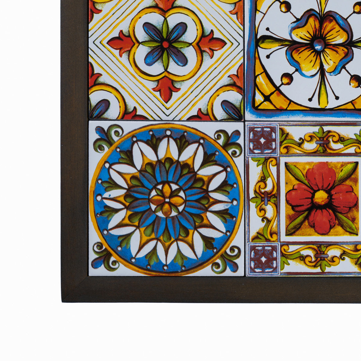 Floral Ceramic Tiles Coffee Table