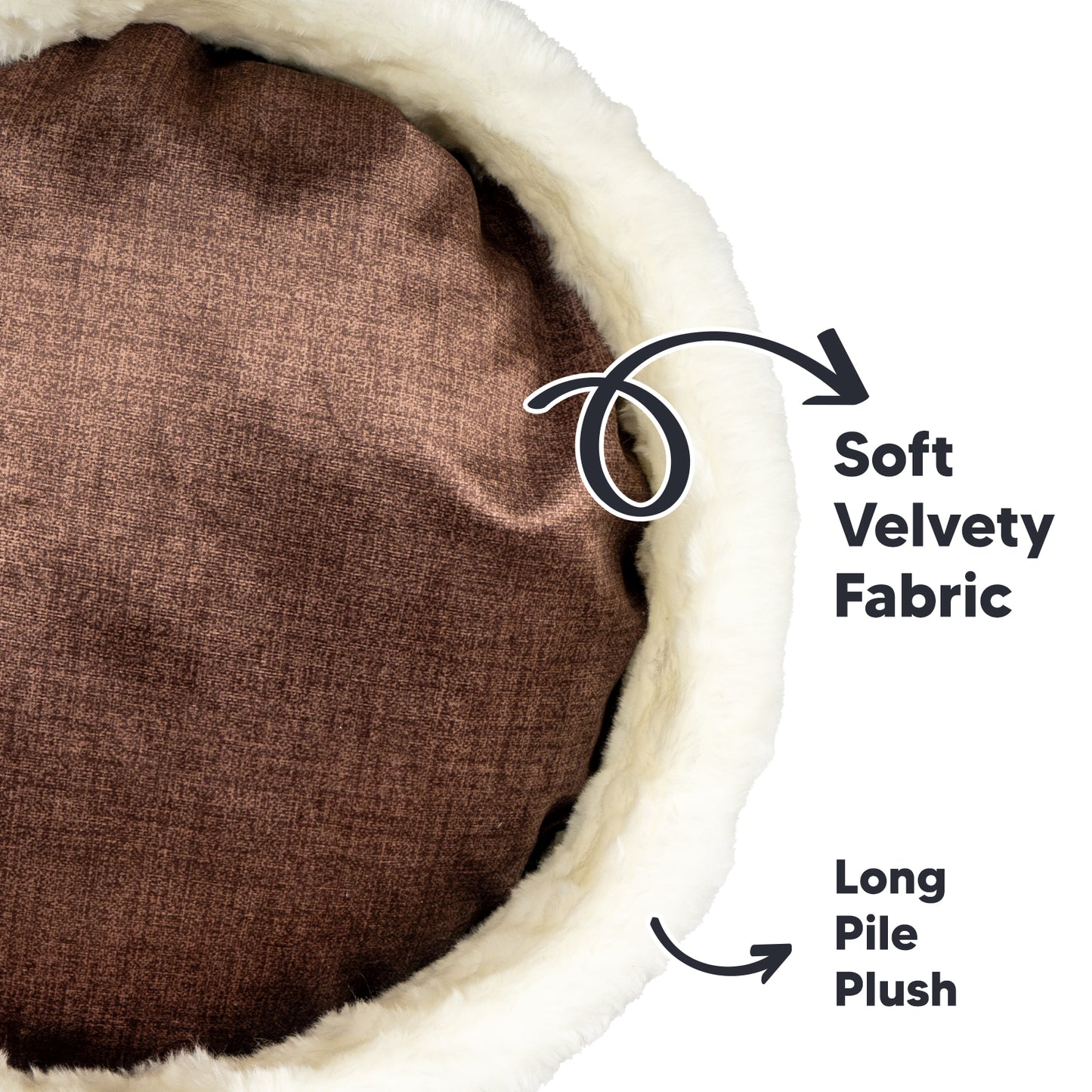 Cozy Sponge Plush Brown