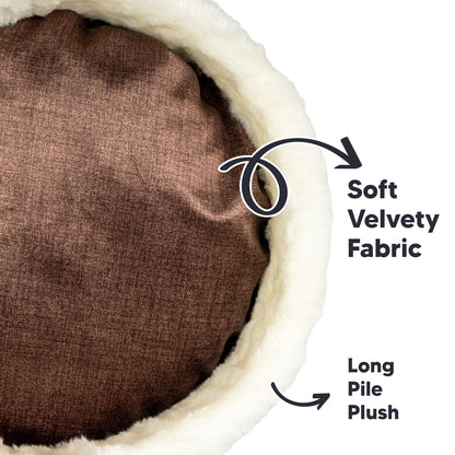 Cozy Sponge Plush Brown