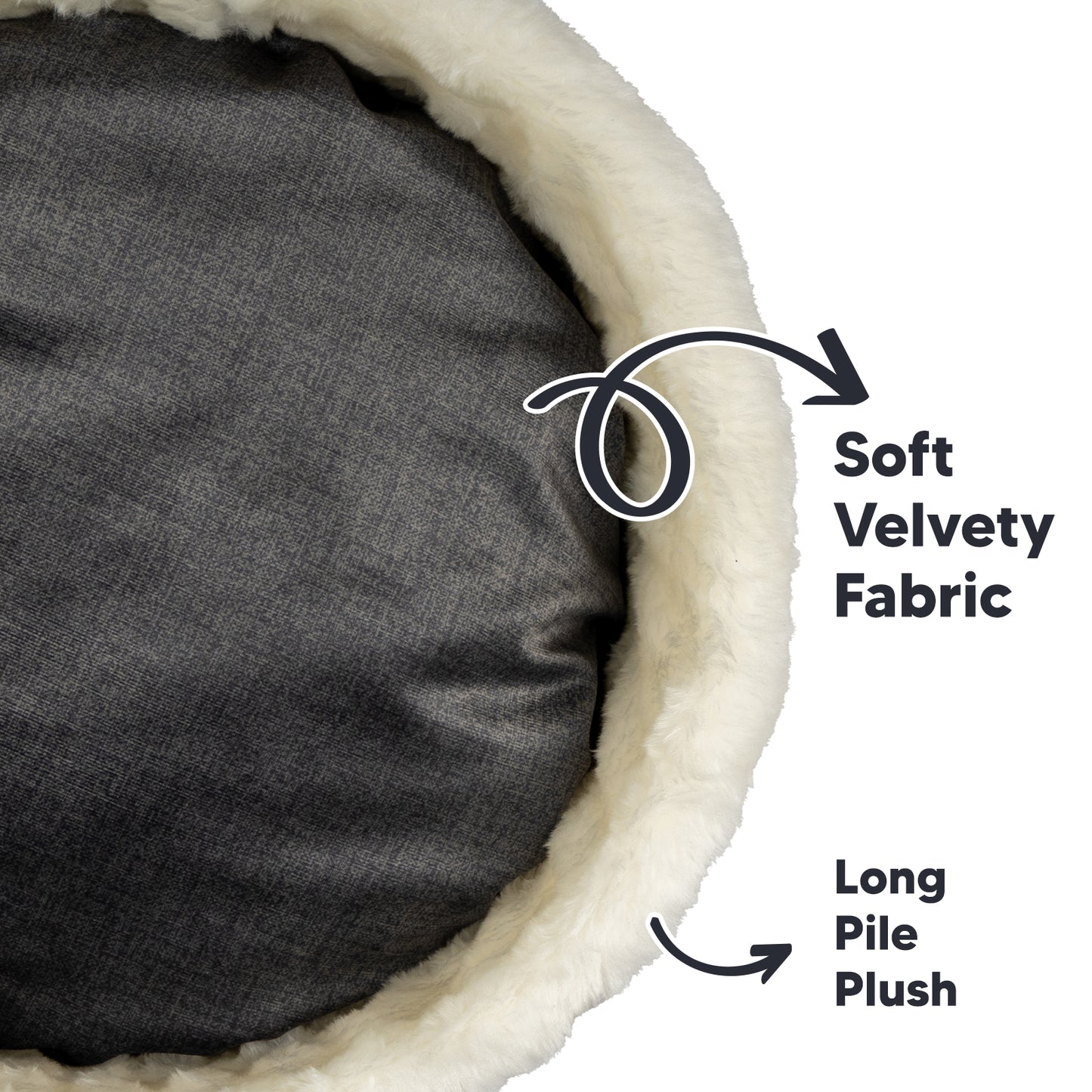 Cozy Sponge Plush Grey
