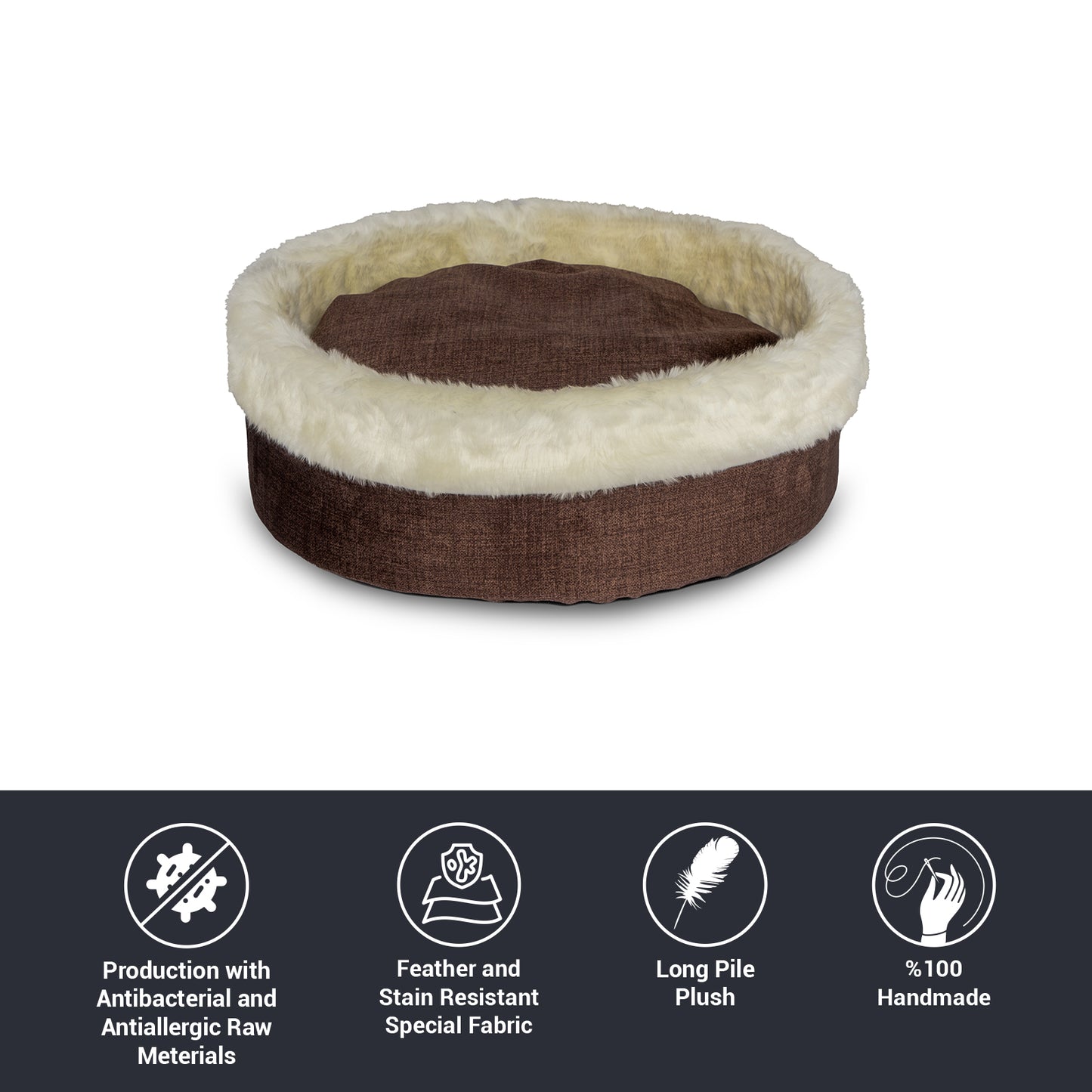 Cozy Sponge Plush Brown