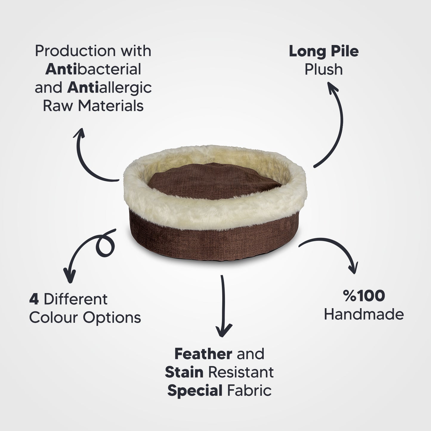 Cozy Sponge Plush Brown
