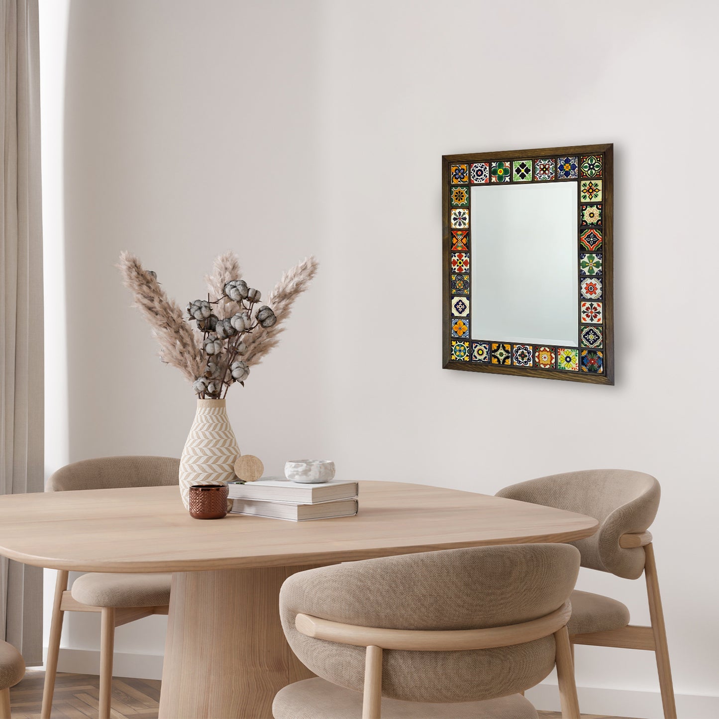 Mediterranean Mosaic Mirror 51X41 cm