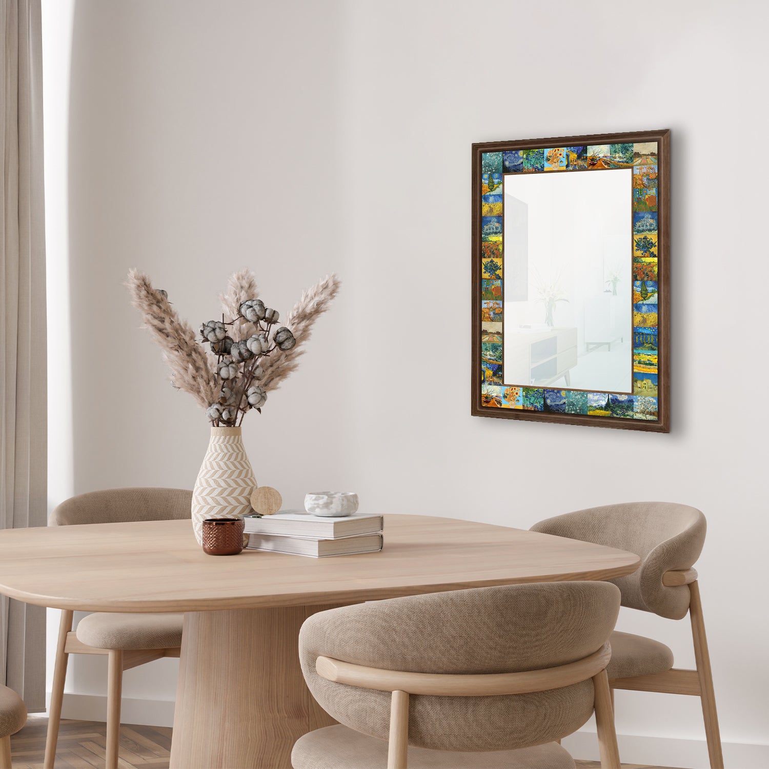 Van Gogh Masterpieces Mirror with table | Artistry Home