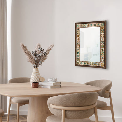 Mosaic I Mirror with table | Artistry Home