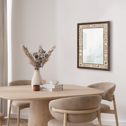 Rustic Tile Mirror with table | Artistry Home