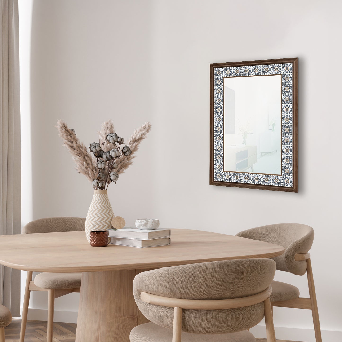 Marble Art Mirror with table | Artistry Home