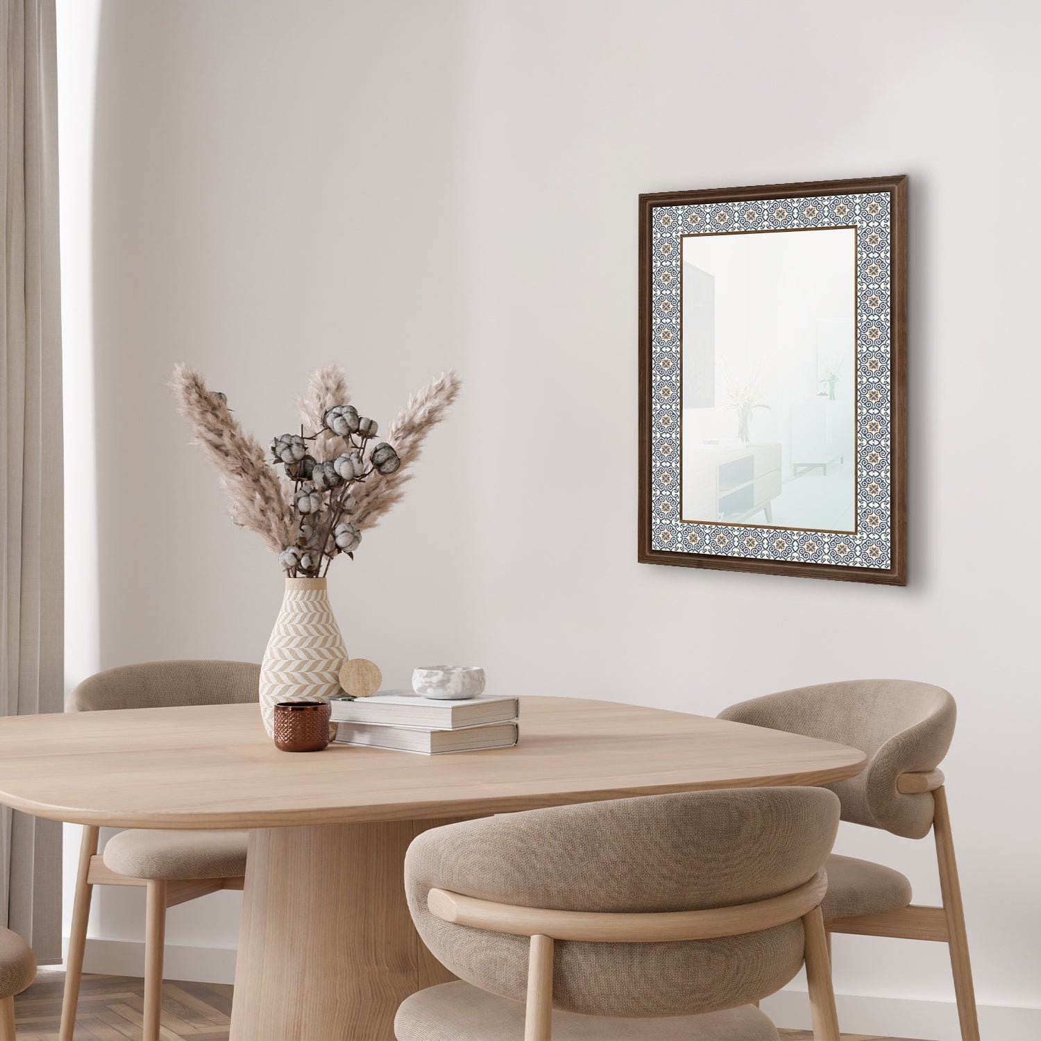 Marble Art Mirror with table | Artistry Home