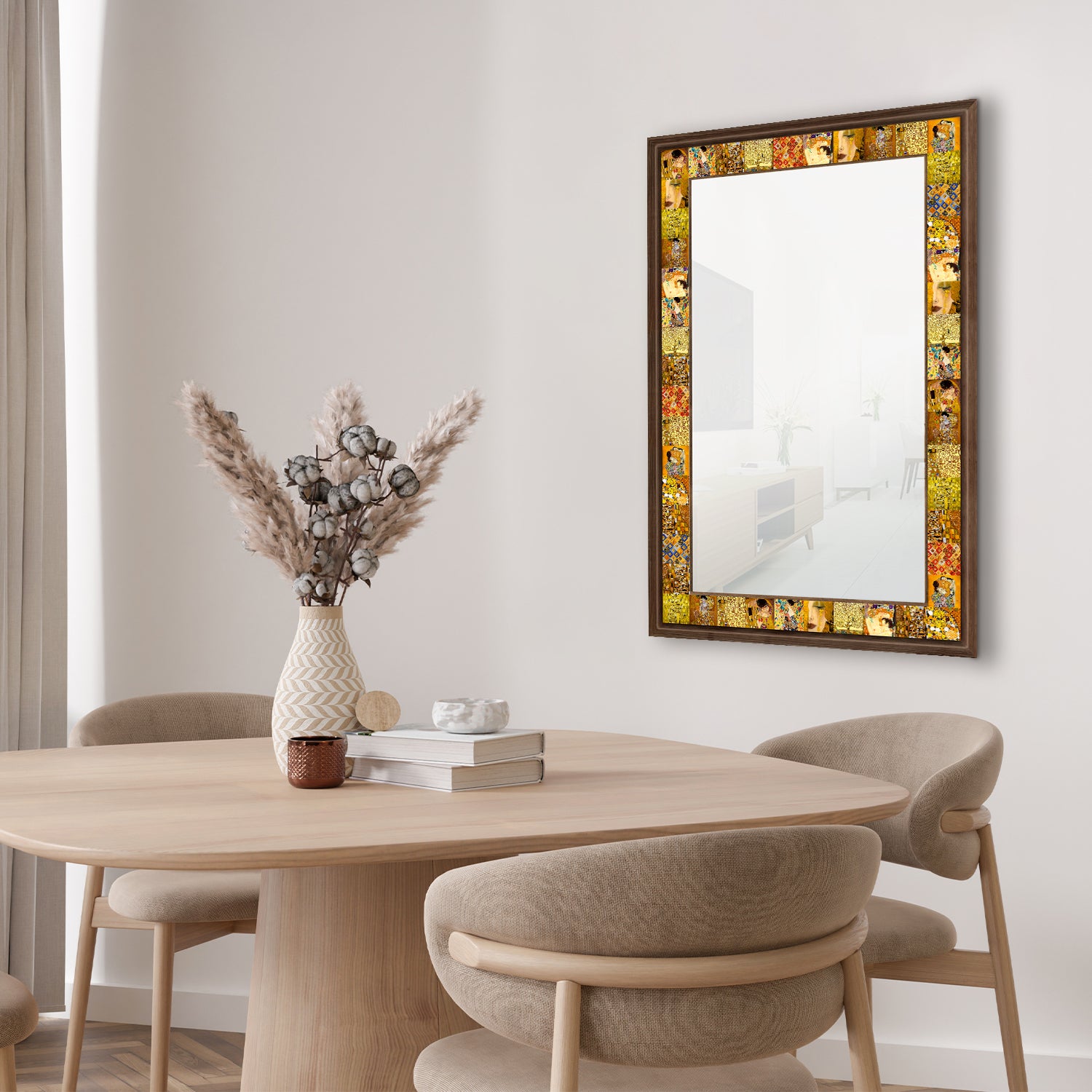 Gustav Klimt Masterpieces Mirror with table | Artistry Home