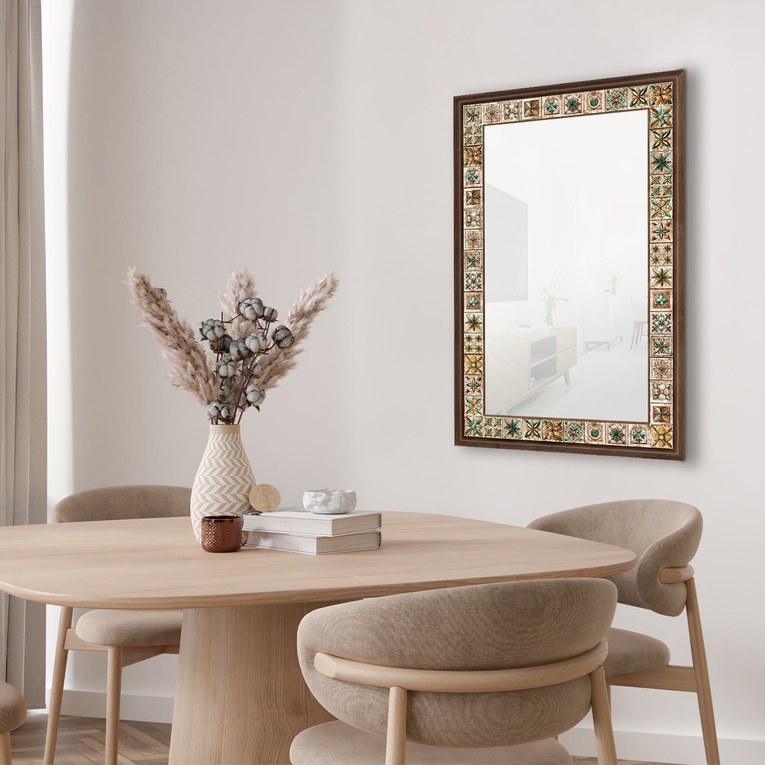 Mosaic I Mirror with table | Artistry Home