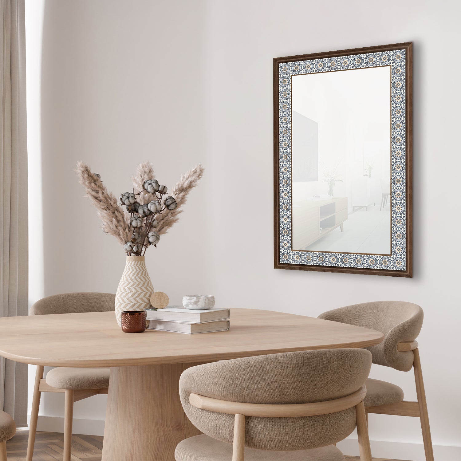 Marble Art Mirror with table | Artistry Home
