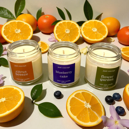 Floral Morning Soy Candle Set