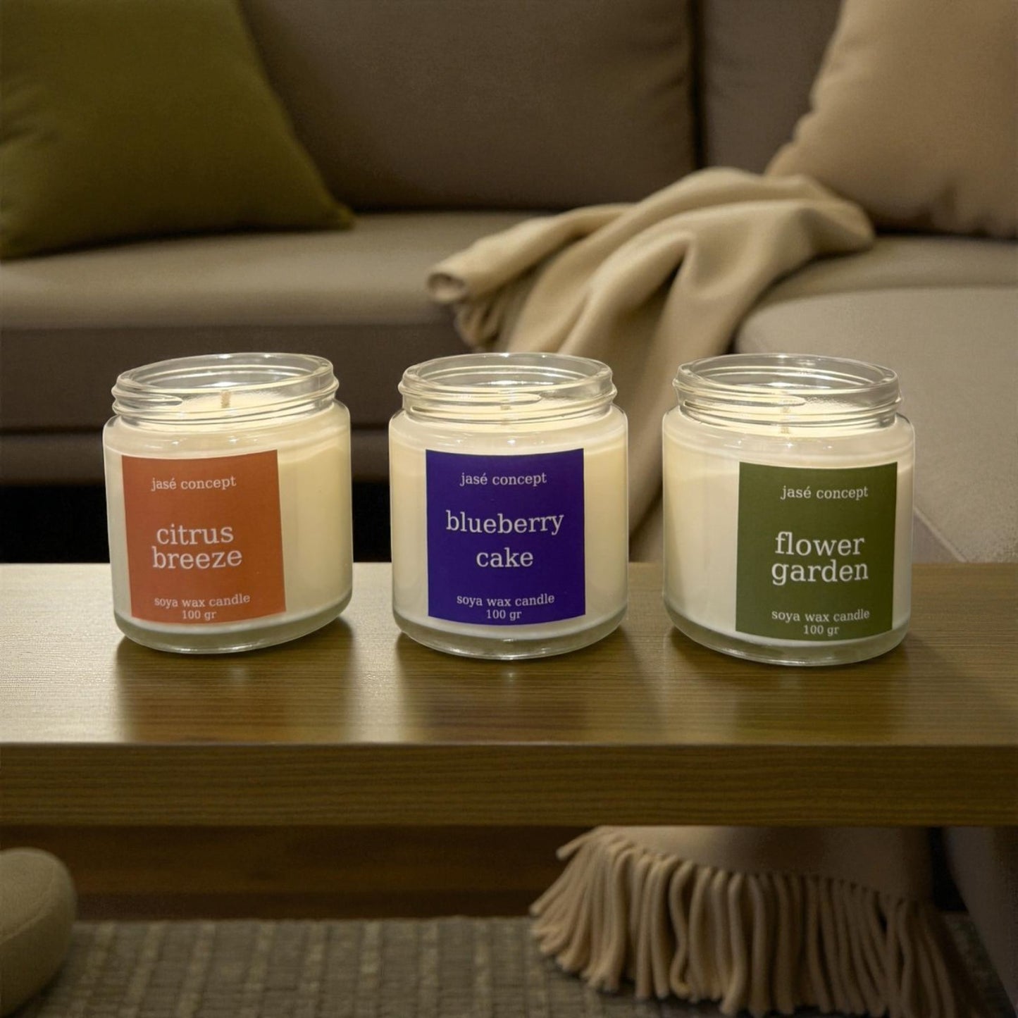 Floral Morning Soy Candle Set