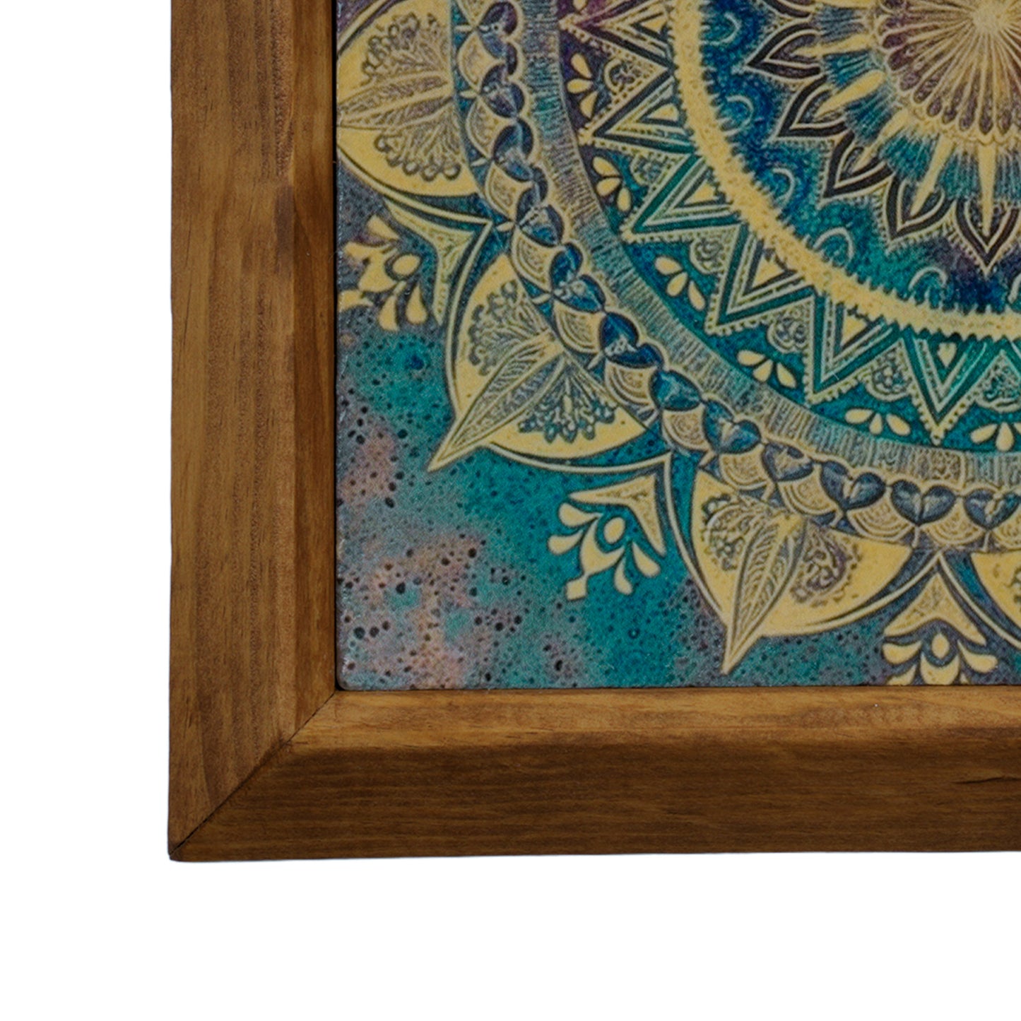 Mandala Green Stone Wall Art