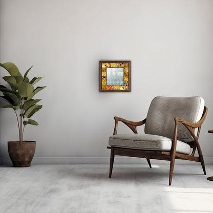 Gustav Klimt Masterpieces Square Mirror with armchair | Artistry Home