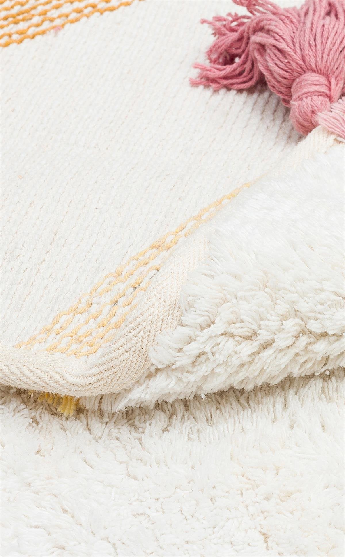 Cotton Boon Stripes Rug - Detail View | Artistry Home
