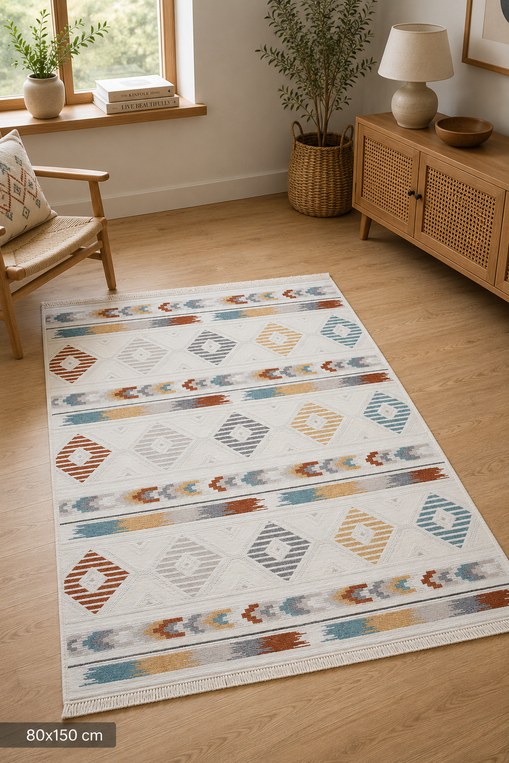 Cape Town Multicolour Modern Geometric Area Rug