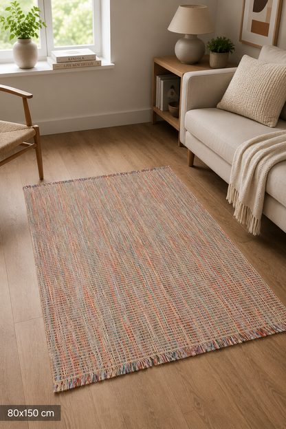 Doha Multicolour Reversible Kilim Rug