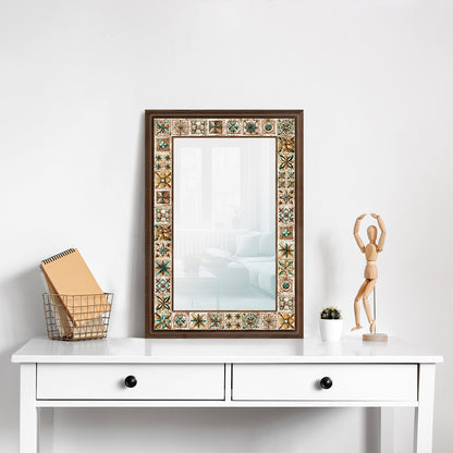 Mosaic I Mirror with dresser | Artistry Home