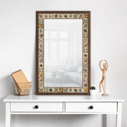 Mosaic I Mirror with dresser | Artistry Home