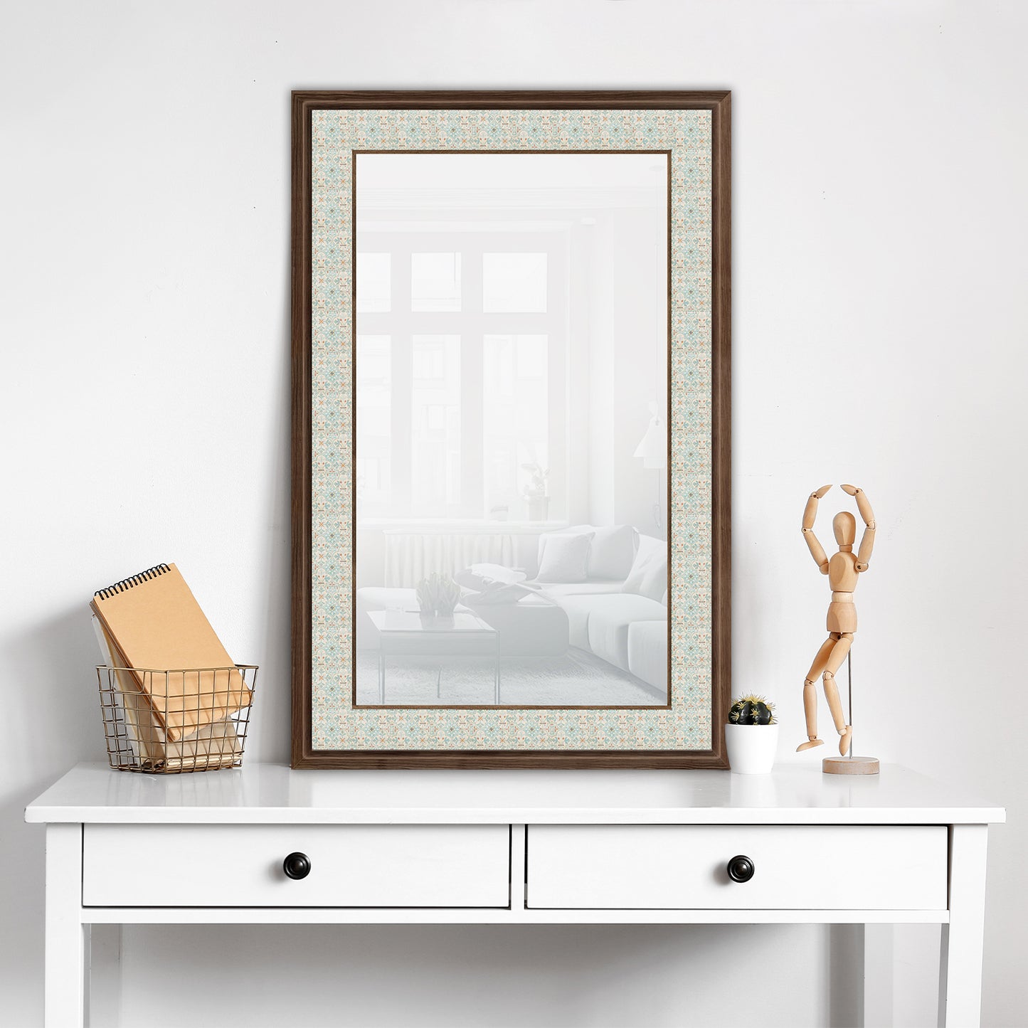 Mint Mirror with dresser | Artistry Home