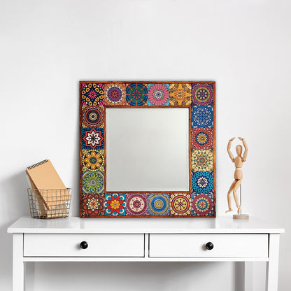 Mandala XL Mirror   62X62 cm
