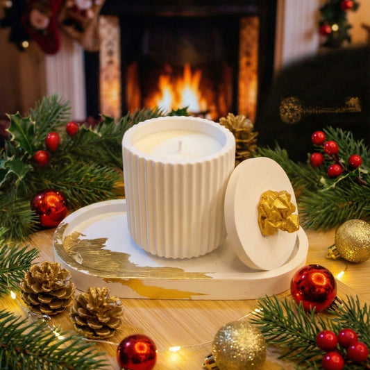 Golden Serenity - Soy Candle Duo