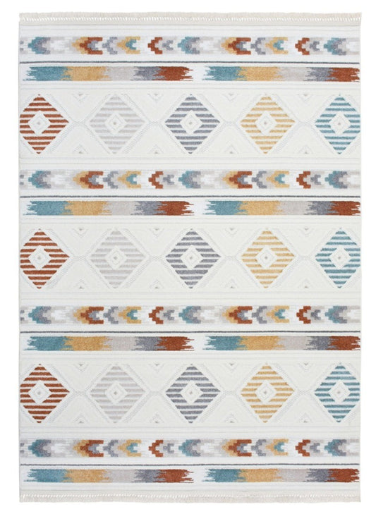 Cape Town Multicolour Modern Geometric Area Rug