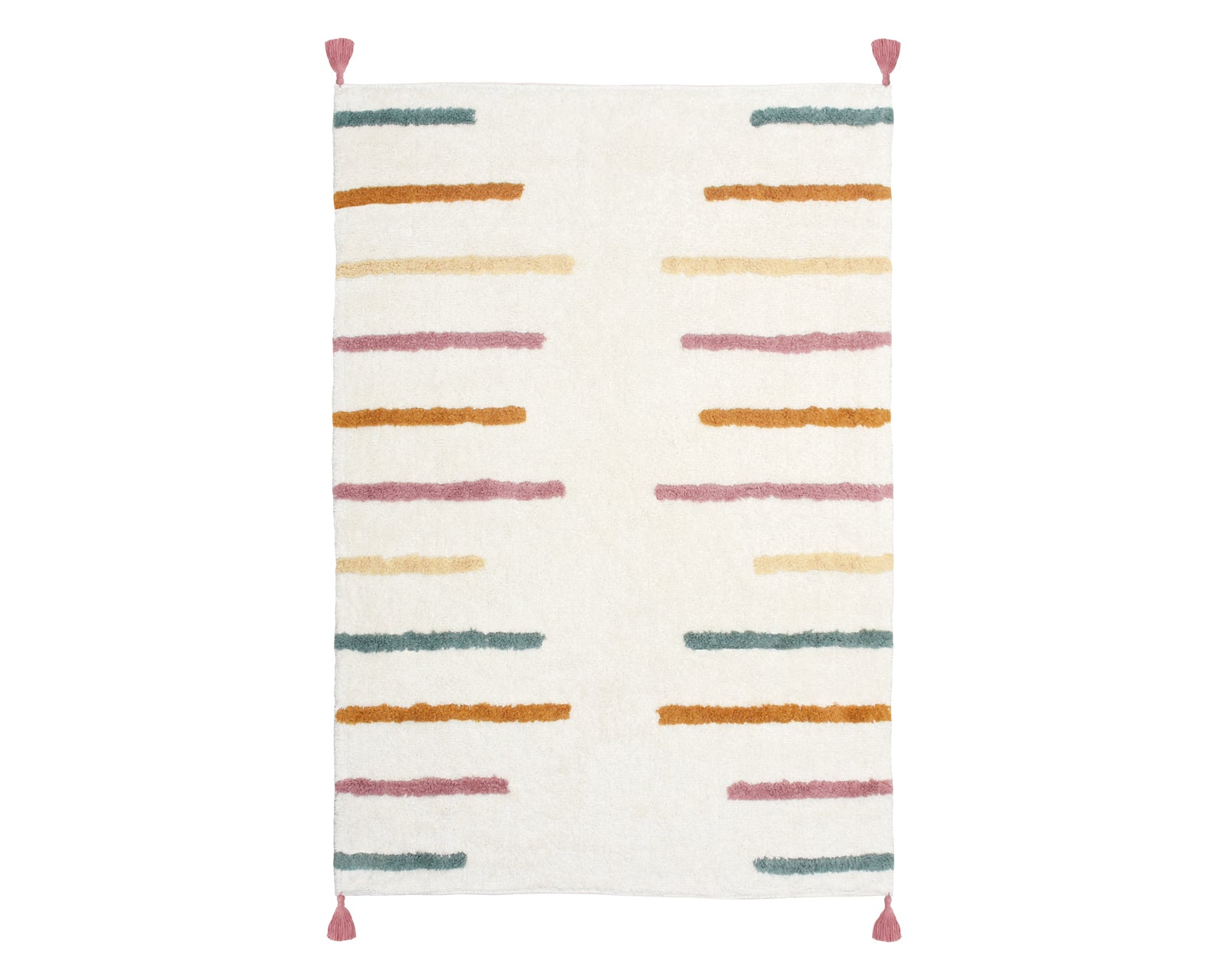 Cotton Boon Stripes Rug - Full View | Artistry Home