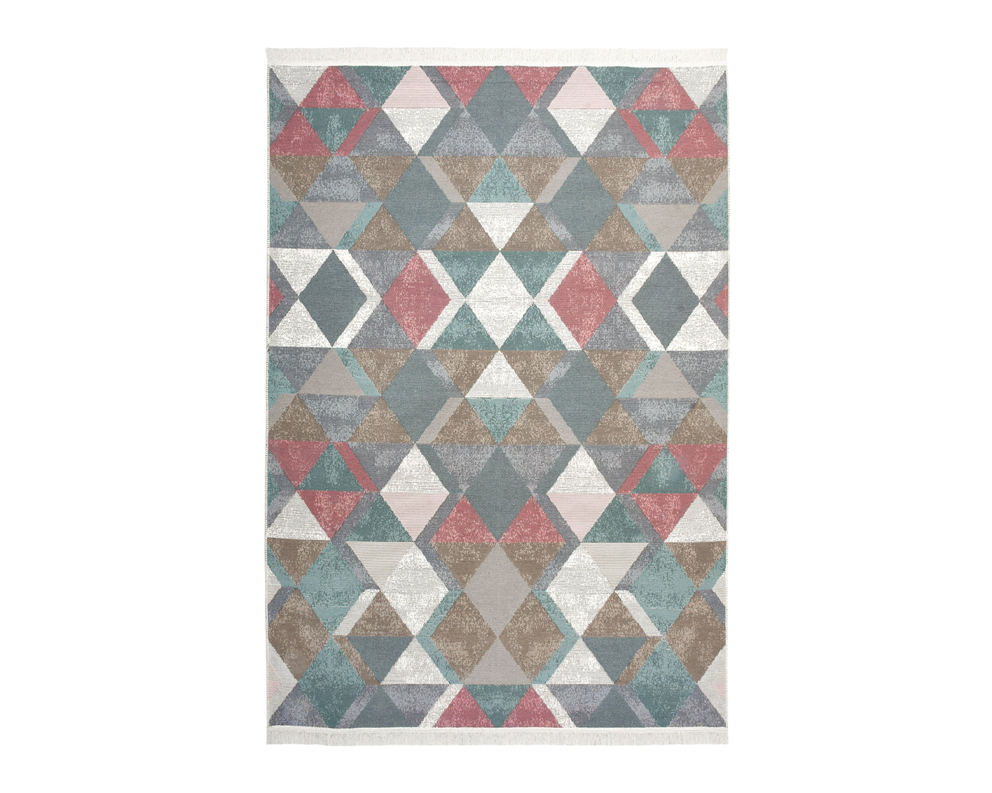 Arya Blue Pink Rug - Full View | Artistry Home