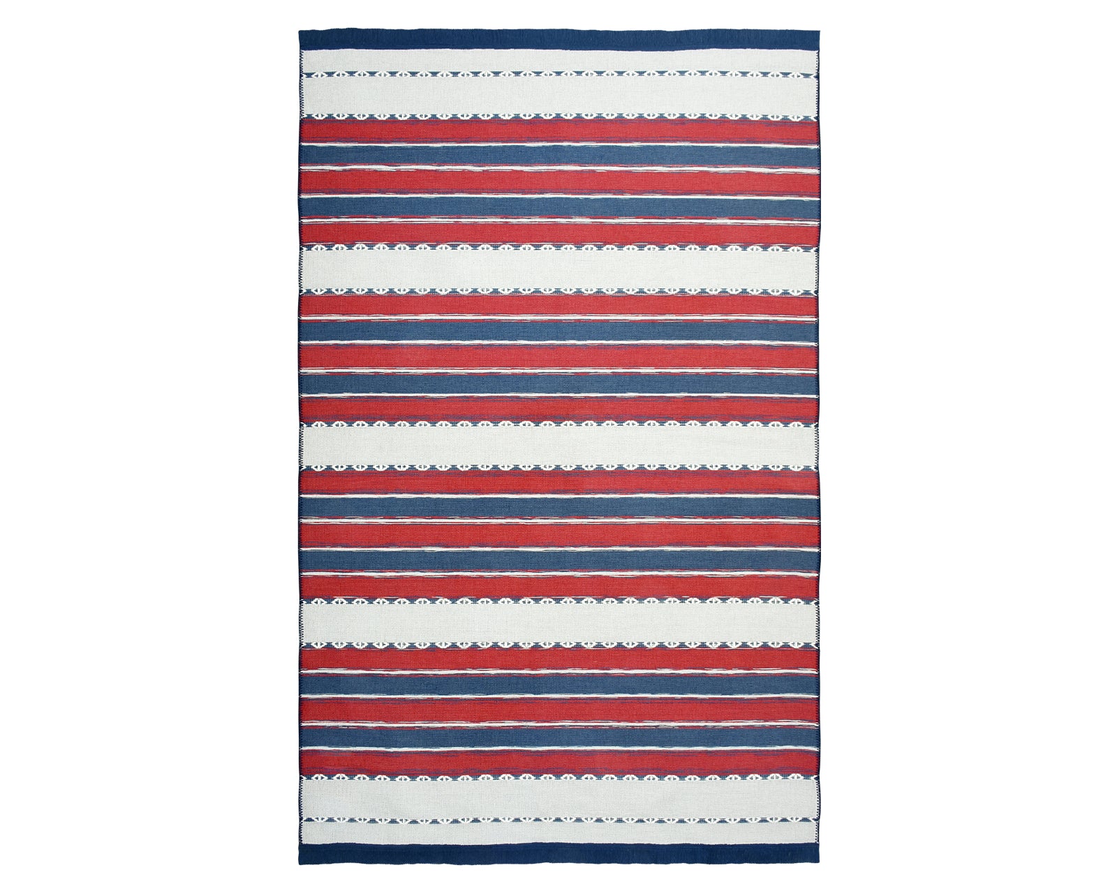 Arya Craft Navy Rug - Full View | Artistry Home