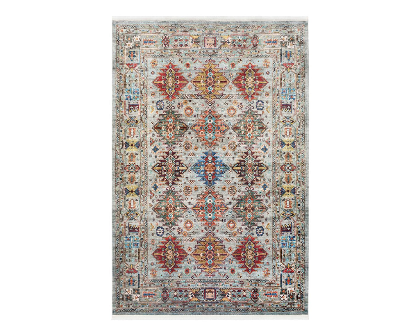 Antique Aqua Rug - Full View | Artistry Home