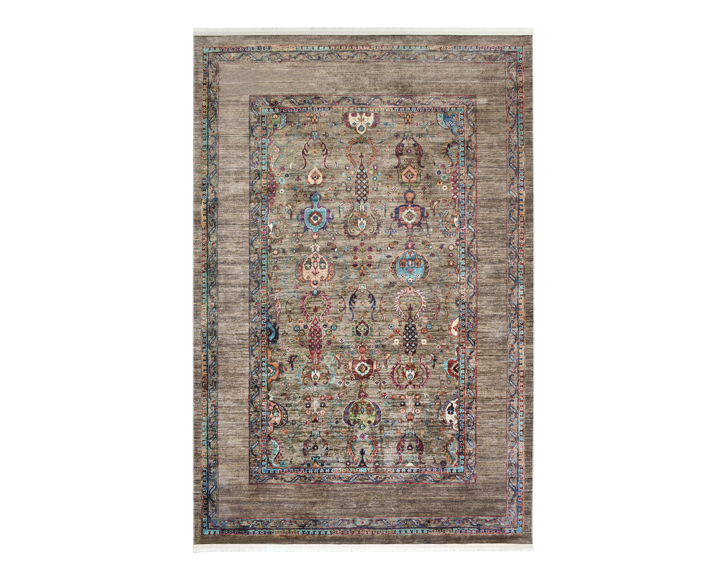 Antique Olive Rug - Full View | Artistry Home