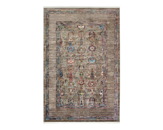 Antique Olive Rug - Full View | Artistry Home
