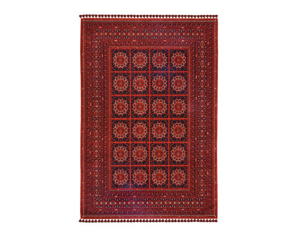 Afghan Flame Rug - Full View | Artistry Home