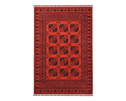 Afghan Blaze Rug - Full View | Artistry Home