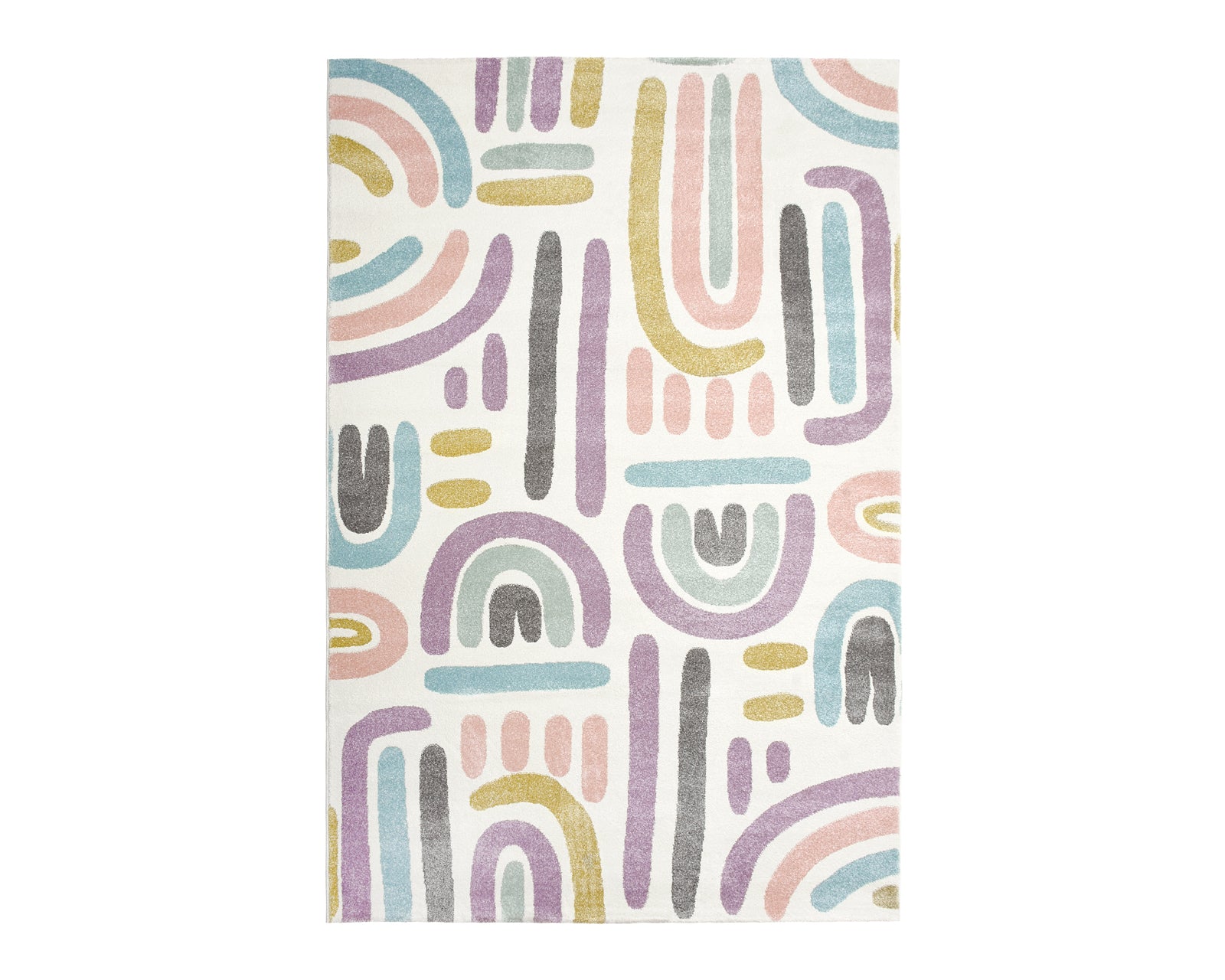Pastel Rainbow Rug - Full View | Artistry Home