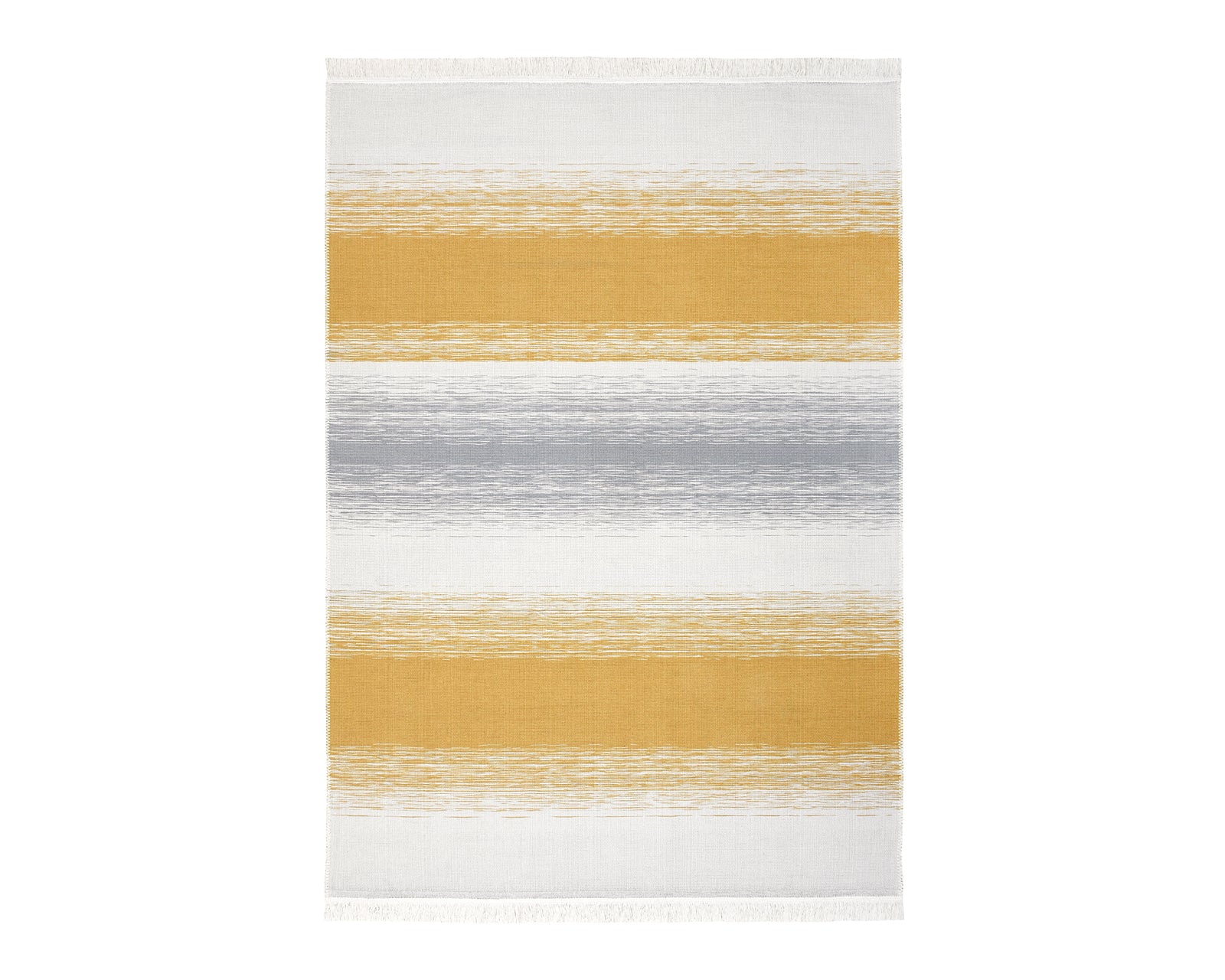Arya Craft Grey Yellow Rug - Full View | Artistry Home