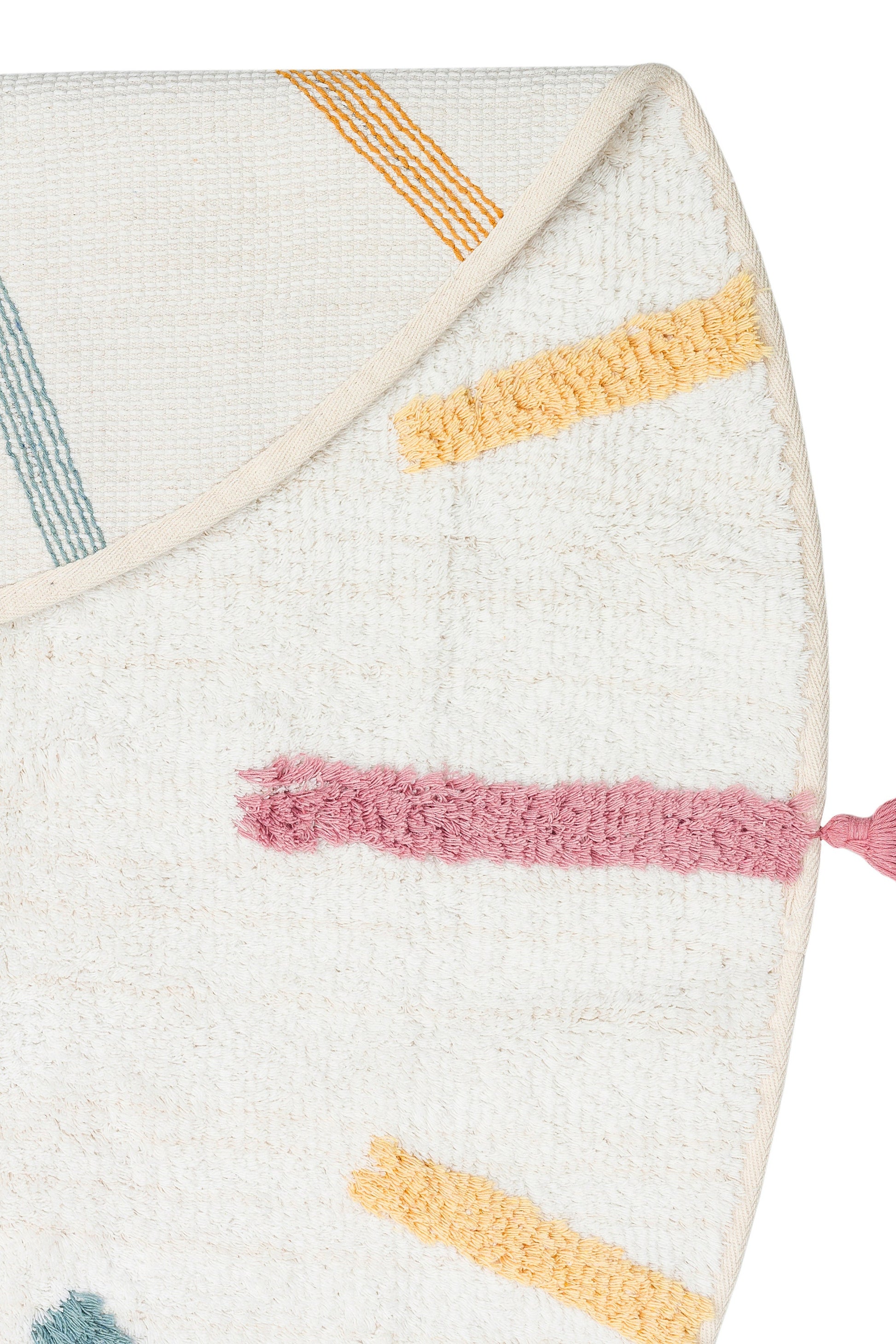 Cotton Boon Stripes Round Rug - Detail View | Artistry Home