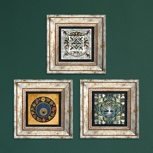 Nazar Trio Natural Stone Wall Art | Artistry Home